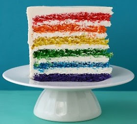 resep rainbow cake enak lezat manis