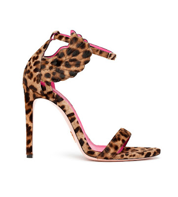 Oscar Tiye Malikah Animal print high heeled sandal