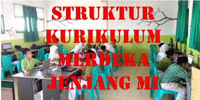 Terbaru Struktur Kurikulum Merdekan Jenjang MI (Madrasah Ibtidaiyah) KMA 347 Tahun 2022