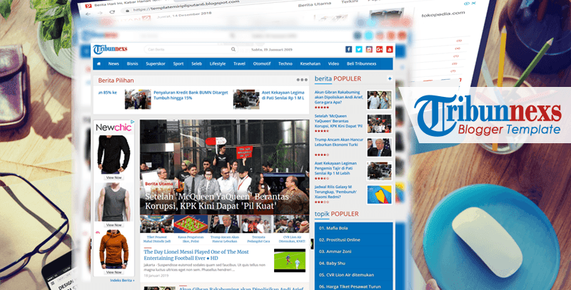 Tribunnexs - Responsive Blogger Template