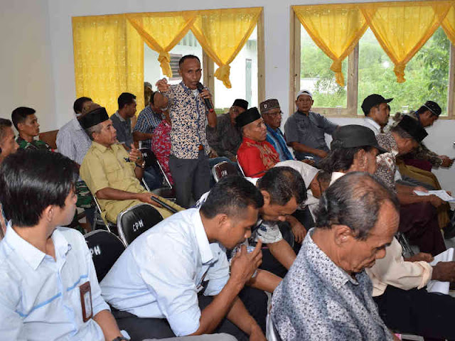 Christian Tehuteru Temui Tokoh Masyarakat di Kecamatan Haruku