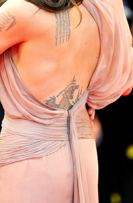 angelina jolie tattoos. angelina jolie tattoos