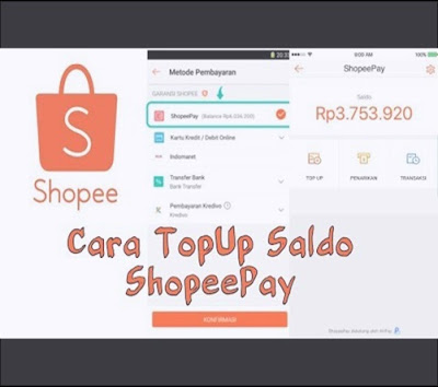 cara mudah top up saldo shopeepay