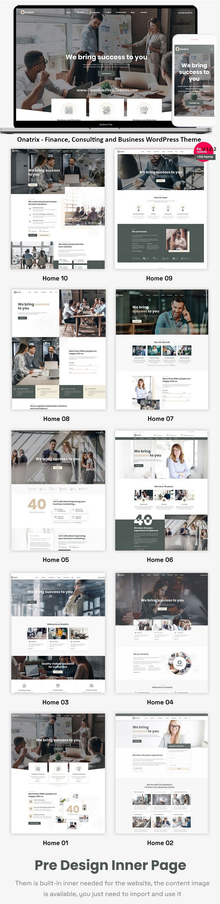 Onatrix - Finance, Consulting and Business WordPress Theme Review