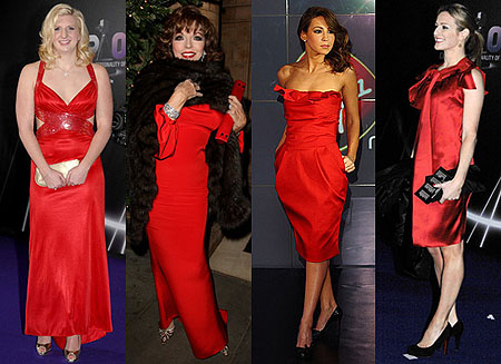 Si prefieres el color rojo estos son los otros estilos de Vestidos de
