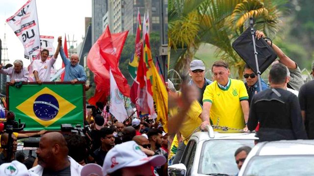 No último Ipec Lula 50% e Bolsonaro, 43% e no Datafolha o petista 49% contra 45% de Jair Bolsonaro
