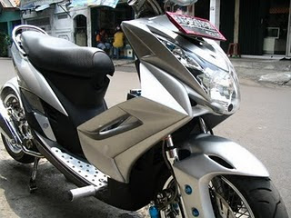 gambar modifikasi motor MODIFIKASI YAMAHA MIO SOUL LOW RIDER 