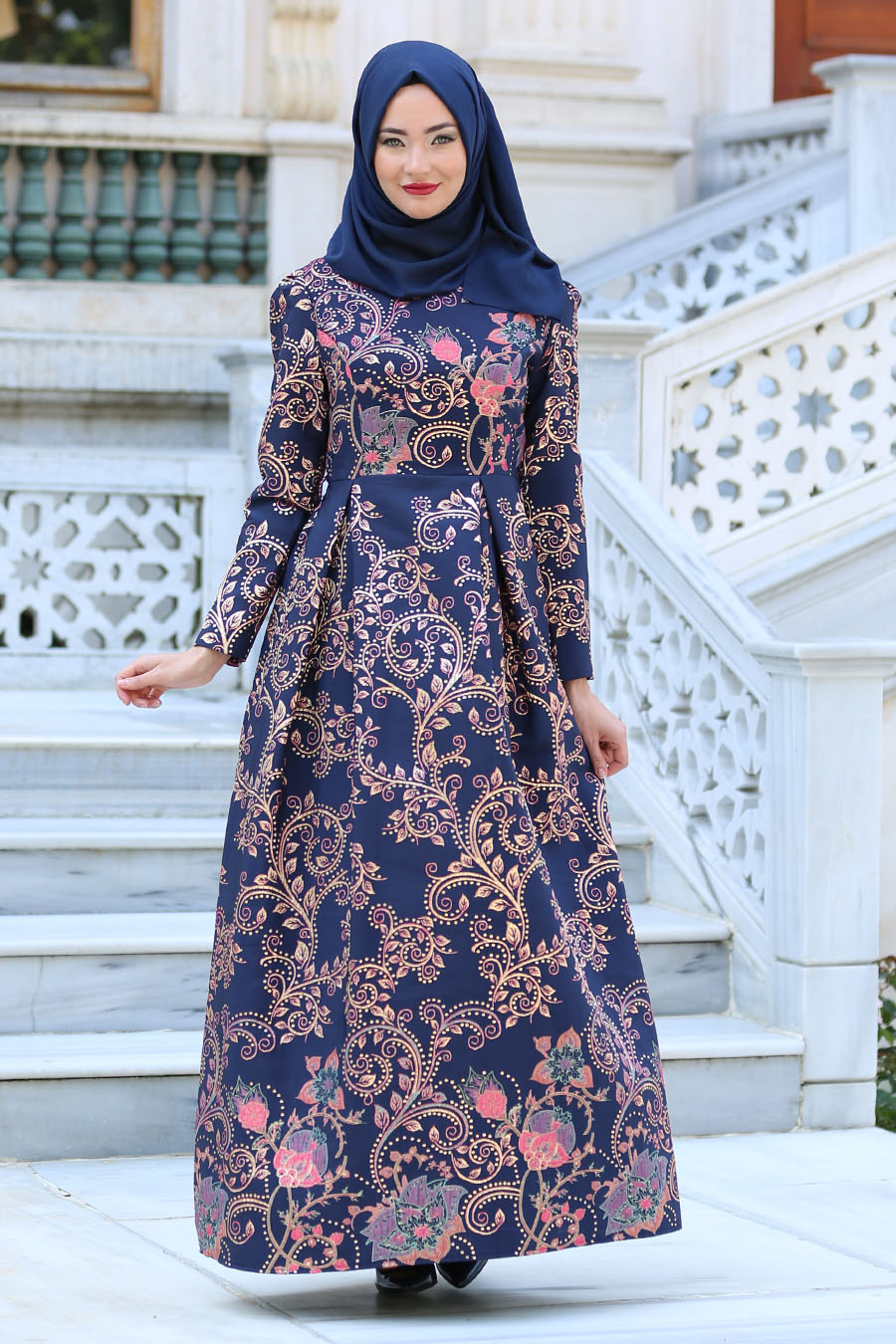 45 Model Baju Brokat Kombinasi Batik Modern 2019 - Model Baju Muslim