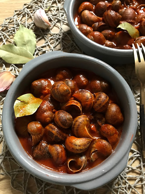 CARACOLES en SALSA PICANTE ¡Receta fácil!