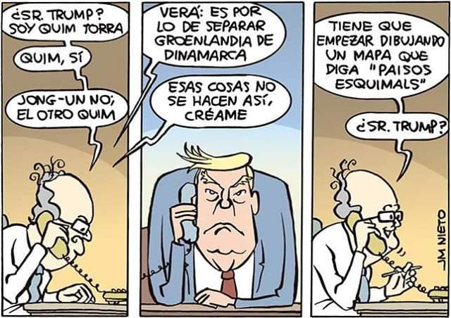 Quim Torra, Trump, Groenlandia, Dinamarca, paisos esquimals,