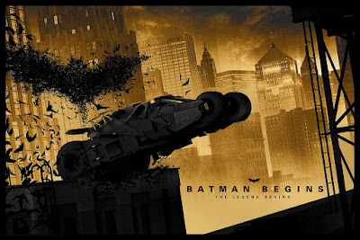 Batman Begins Screen Print by Matt Ferguson x Bottleneck Gallery x Vice Press