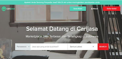 cara daftar di situs carijasa.co.id