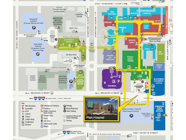 john hopkins hospital campus map