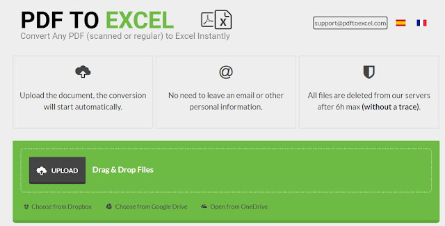 How to Convert PDF Files to Excel Online for Free