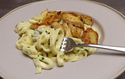 Ideja za Ručak-Fettuccine Alfredo s Mariniranom Piletinom | Lunch Ideas-Chicken Fettuccine Alfredo