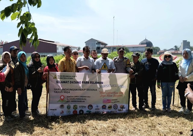 KIH Sumut Sukses Menyelenggarakan Aksi Tanam Pohon di Labuhan Deli Marelan Wujud Peringatan Hari Lingkungan Hidup Sedunia