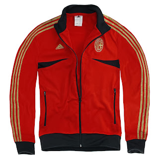 Jaket Grade Original AC Milan Red Gold 2013/2014