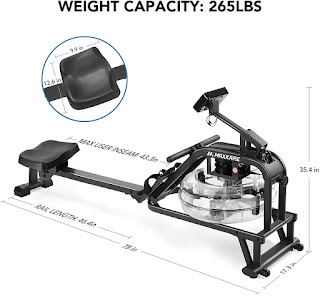 MaxKare Water Rower Rowing Machine, dimensions, image, review features & specifications