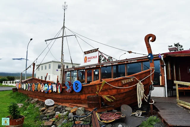 Baccalá Bar en Hauganes, Islandia