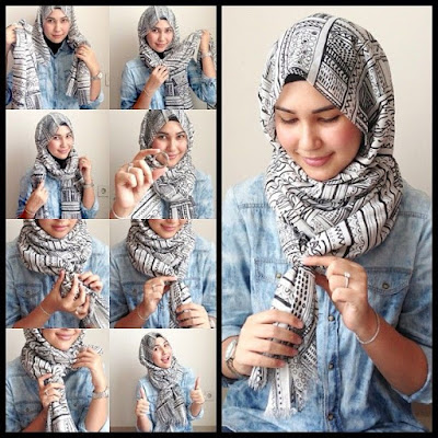 Tutorial Hijab Segi Empat