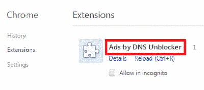 dns unblocker extension-chrome