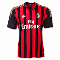 Kaos dan Baju Bola Murah AC Milan 2013-2014