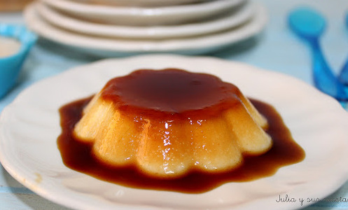 Flan de quesitos. Julia y sus recetas