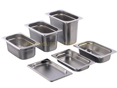 Bán khay inox GN 1/4 và nắp khay inox GN 1/4 tại TP.HCM