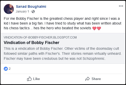 Vindication of Bobby Fischer