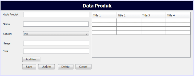 Membuat Aplikasi CRUD Sederhana Menggunakan Java Netbeans