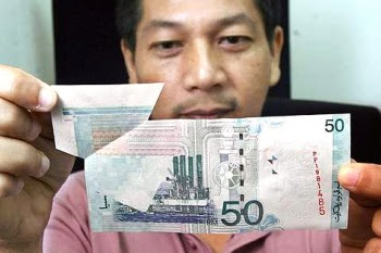 Malaysia error banknote