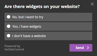 survey widget for blogger