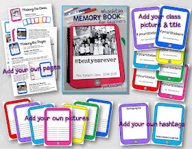 Hashtag Memory Book for Teachers