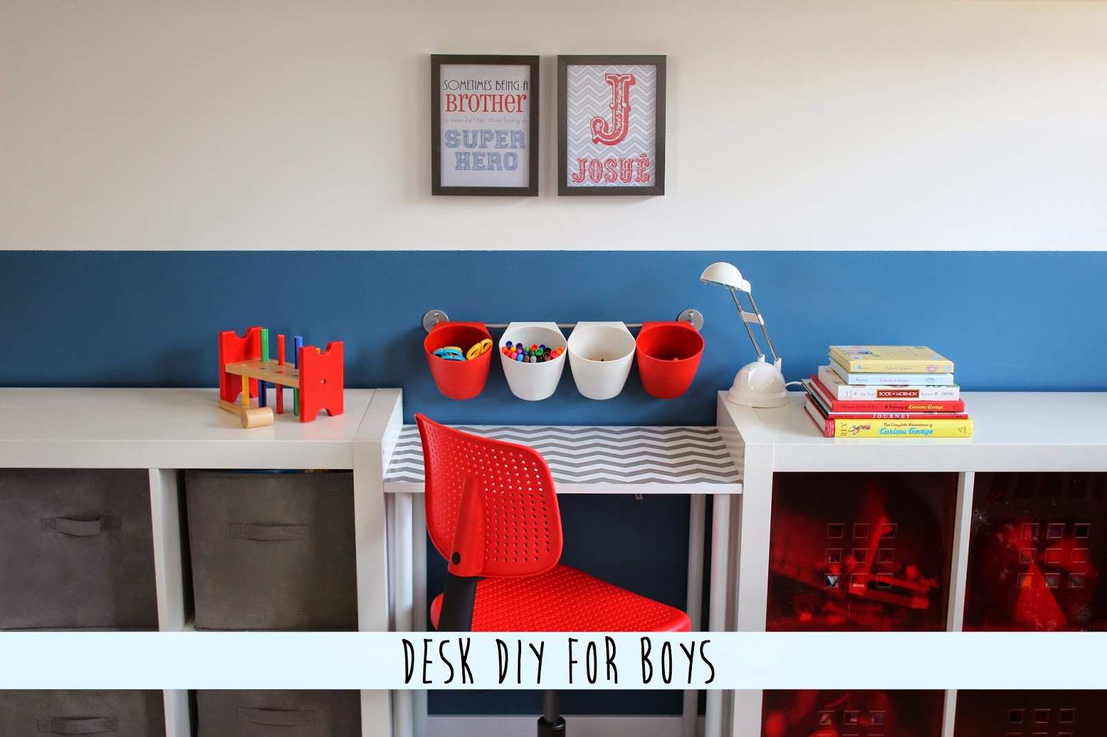 http://www.tryintomakeahome.blogspot.fr/2014/04/desk-diy-for-boys.html