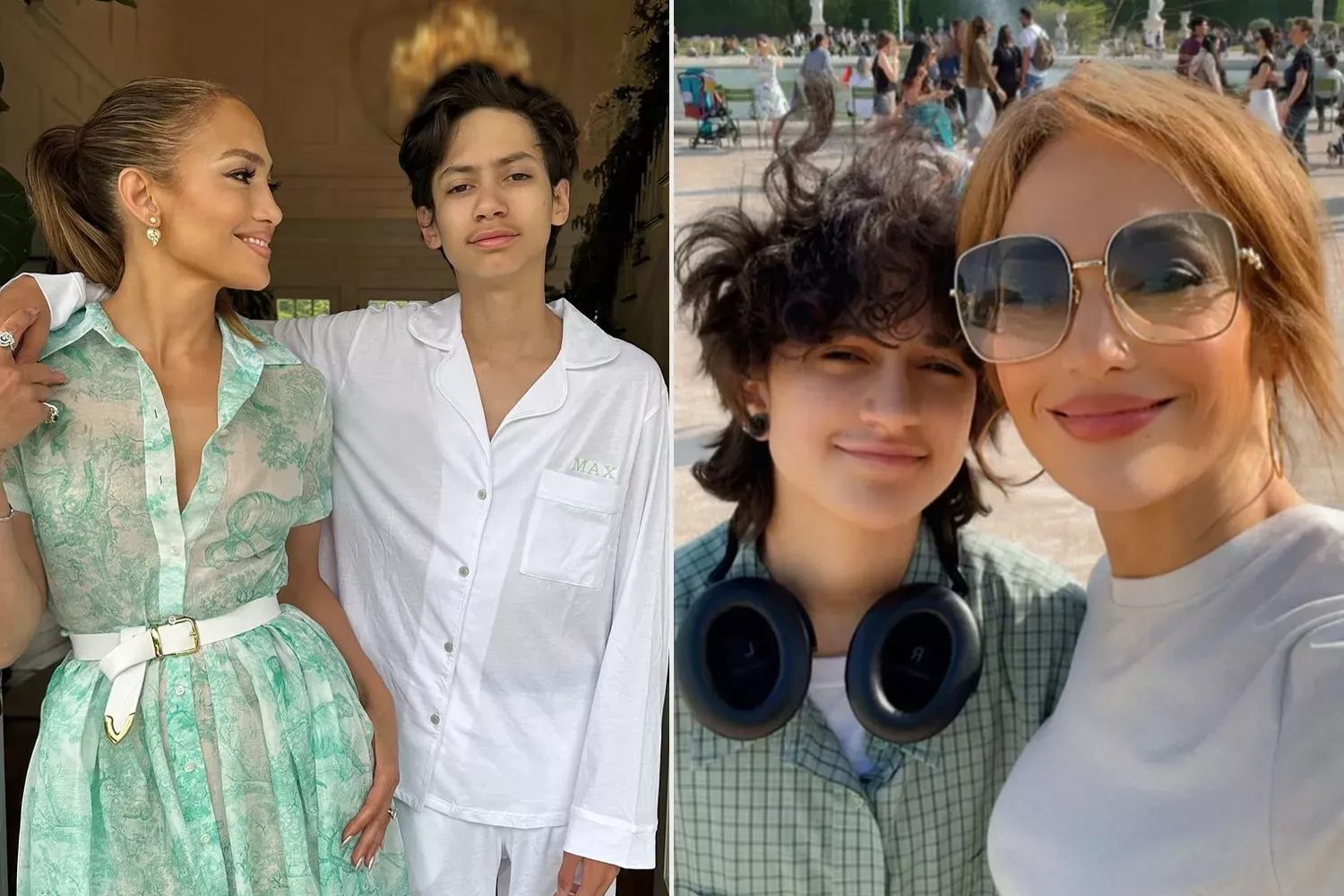 Jennifer Lopez with kids Max and Emme. Jennifer Lopez/Instagram