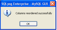 Reorder MySQL Table, Reorder Column MySQL, Reorder Field MySQL