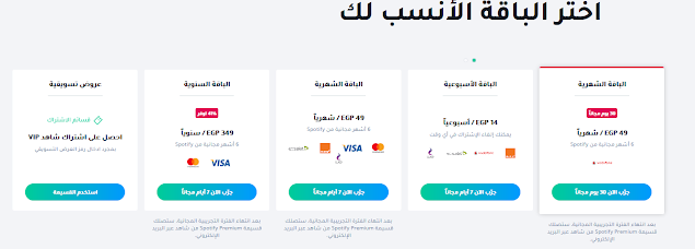 كيفية الإشتراك في شاهد Vip