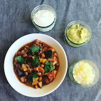 A fiery veggie chilli that's packed full of veg