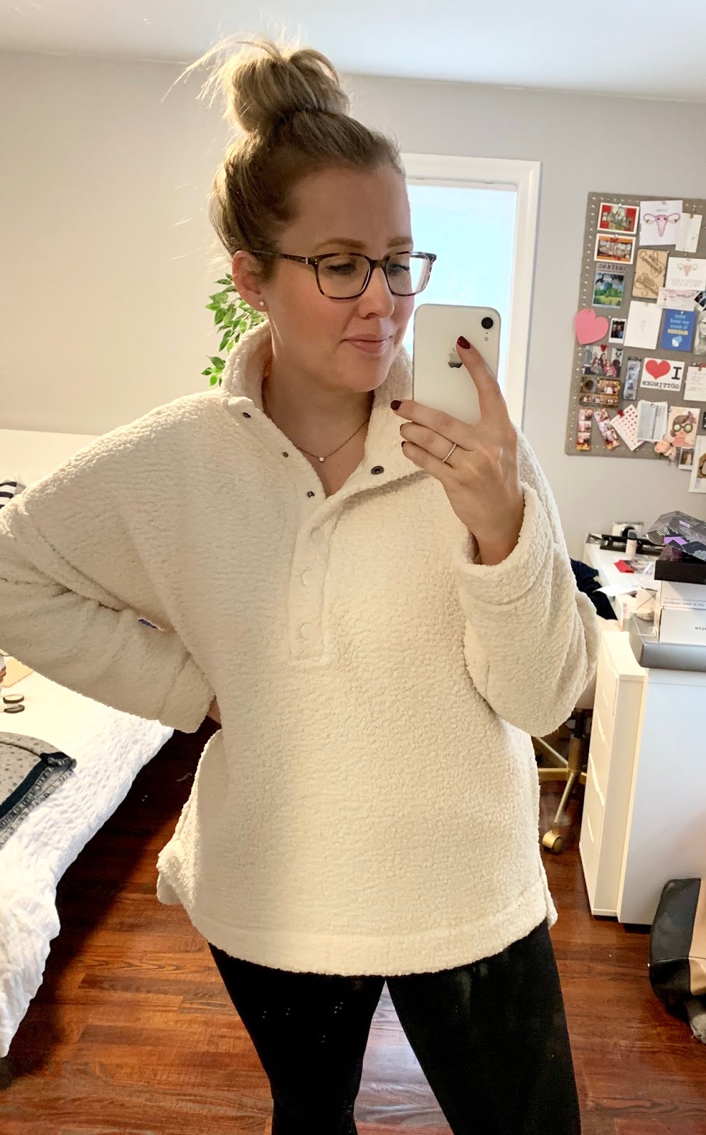 Aerie Cloud Sherpa Oversized Pullover 