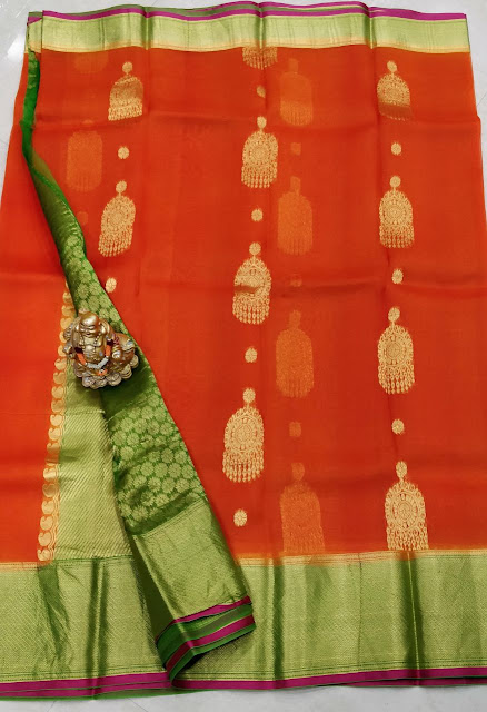 Kanchi organza Sarees