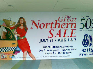 SM North Edsa Great North Sale on Jul 31-Aug 2