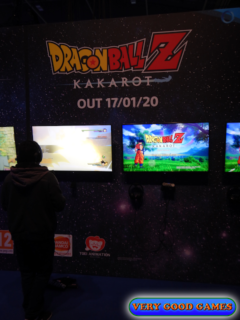 Photo report from the gaming event EGX 2019 in London - the game Dragon Ball Z: Kakarot