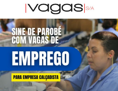 Usaflex abre vagas para Costureira, Aspirador, Pregador de Saltos e outros em Parobé