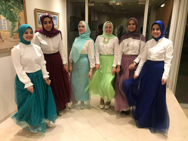 بعض من متسابقات ملكة الحجاب لعام 2017