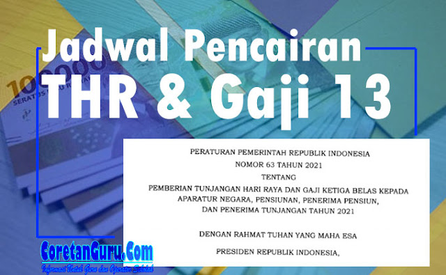 Jadwal THR dan Gaji 13 Tahun 2021 PNS, Polri, TNI, dan Pensiunan