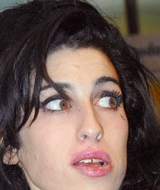 Amy Winehouse, haunted look