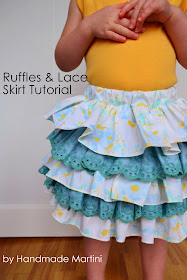 Free tutorial for latered skirt