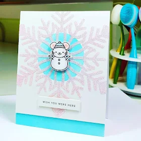 Sunny Studio Stamps: Merry Mice Customer Card by Carol Halvorson