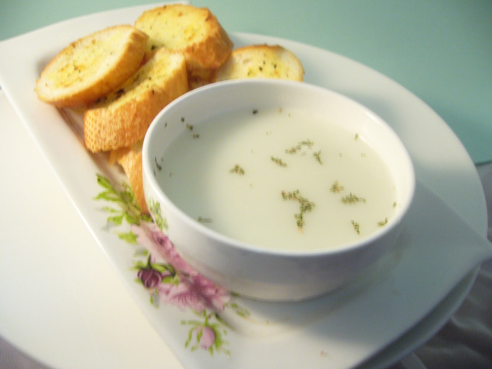 Resepi Mushroom Soup With Garlic Bread - copd blog o