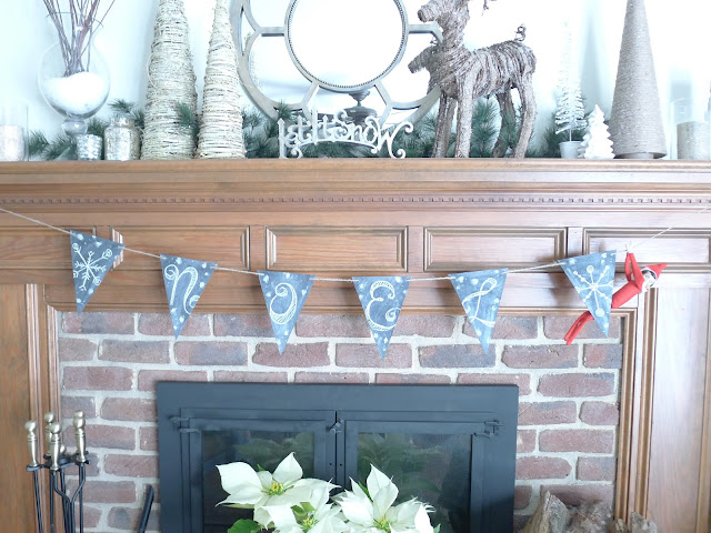 Pottery Barn Inspired Christmas Mantel Christmas Decorating